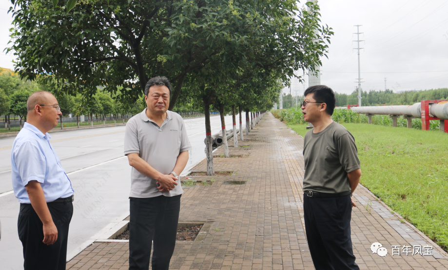 雷涛到乐投在线（中国）特钢集团调研指导防汛工作